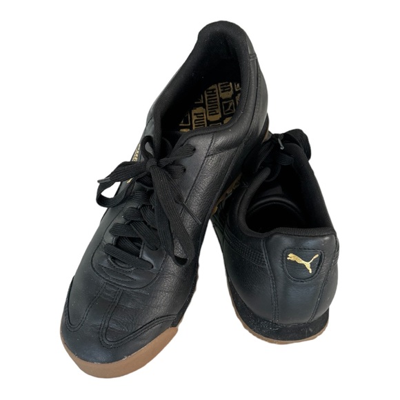 Puma Other - Puma Roma Classic Gum men’s black sneakers, size 10.5